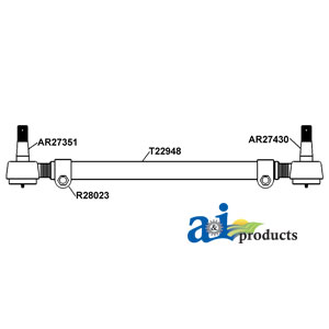 UJD00954    Complete Tie Rod Assembly---Replaces AT19823